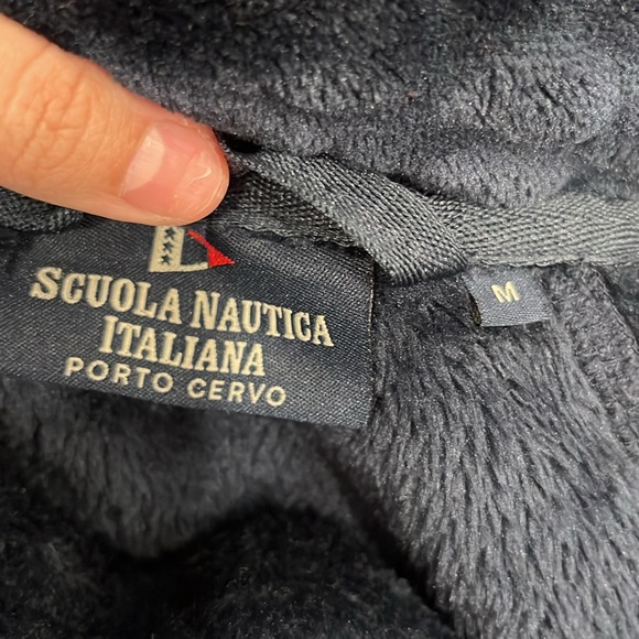 Navy Soft Fleece Zip Jacket - Picture 9 of 9